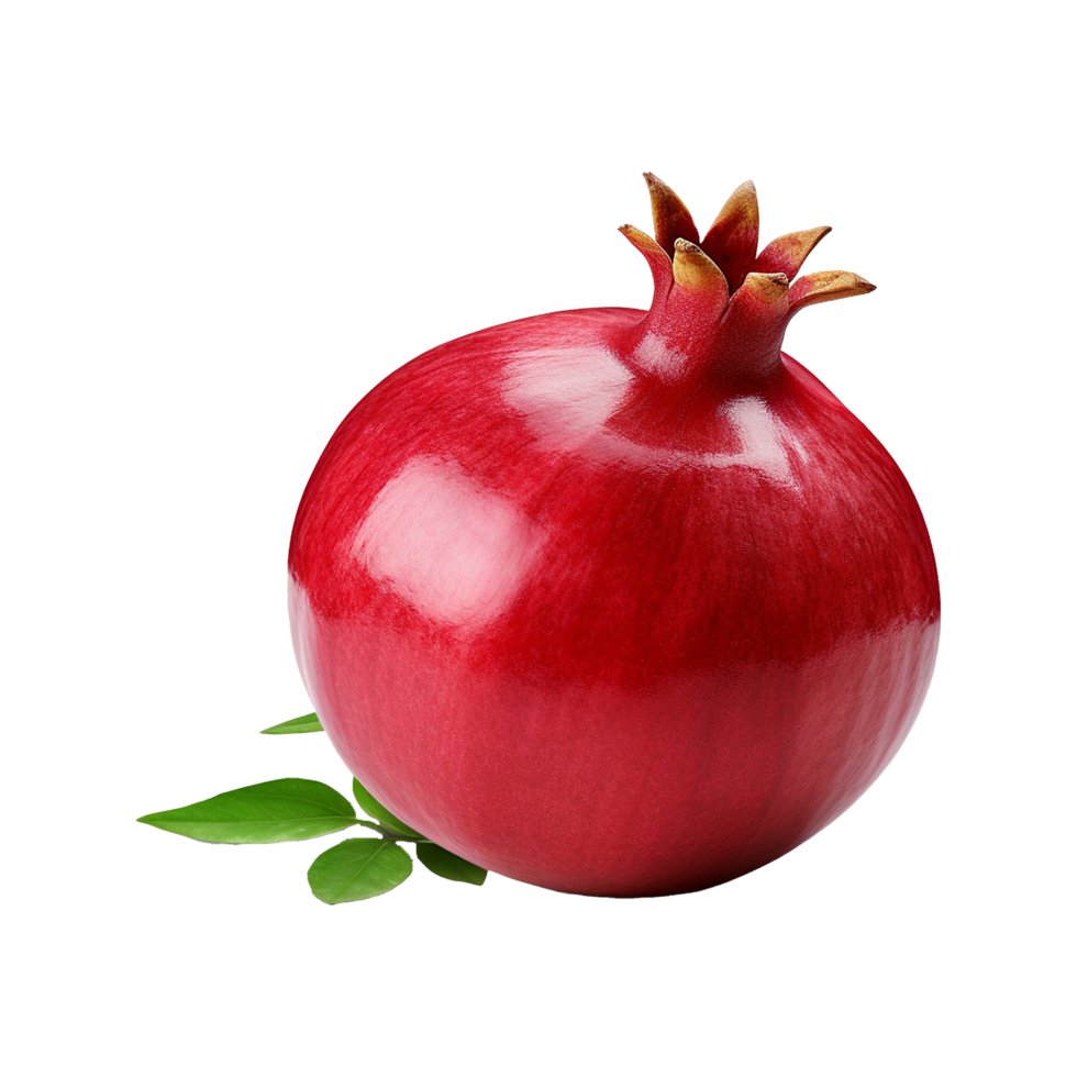 AI generated Pomegranate fruit isolated on transparent background png