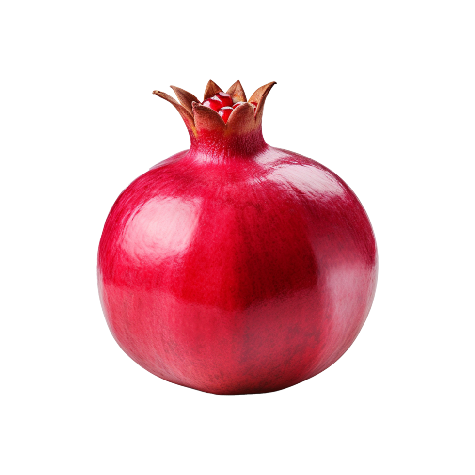 AI generated Pomegranate fruit isolated on transparent background png