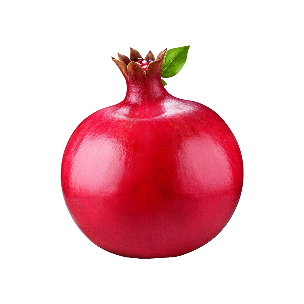 AI generated Pomegranate fruit isolated on transparent background png