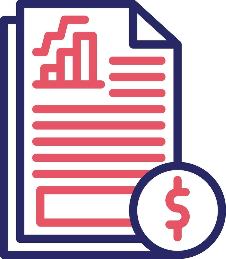 Financial Statements Vector Icon