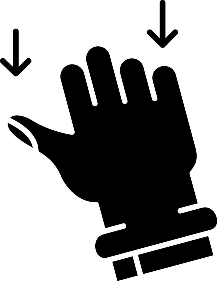 Drag Glyph Icon vector