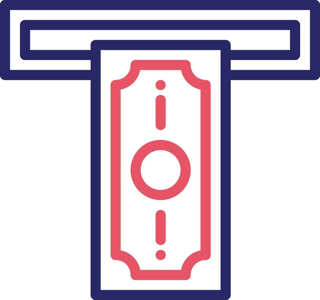 Cash Withdrawal Vector Icon