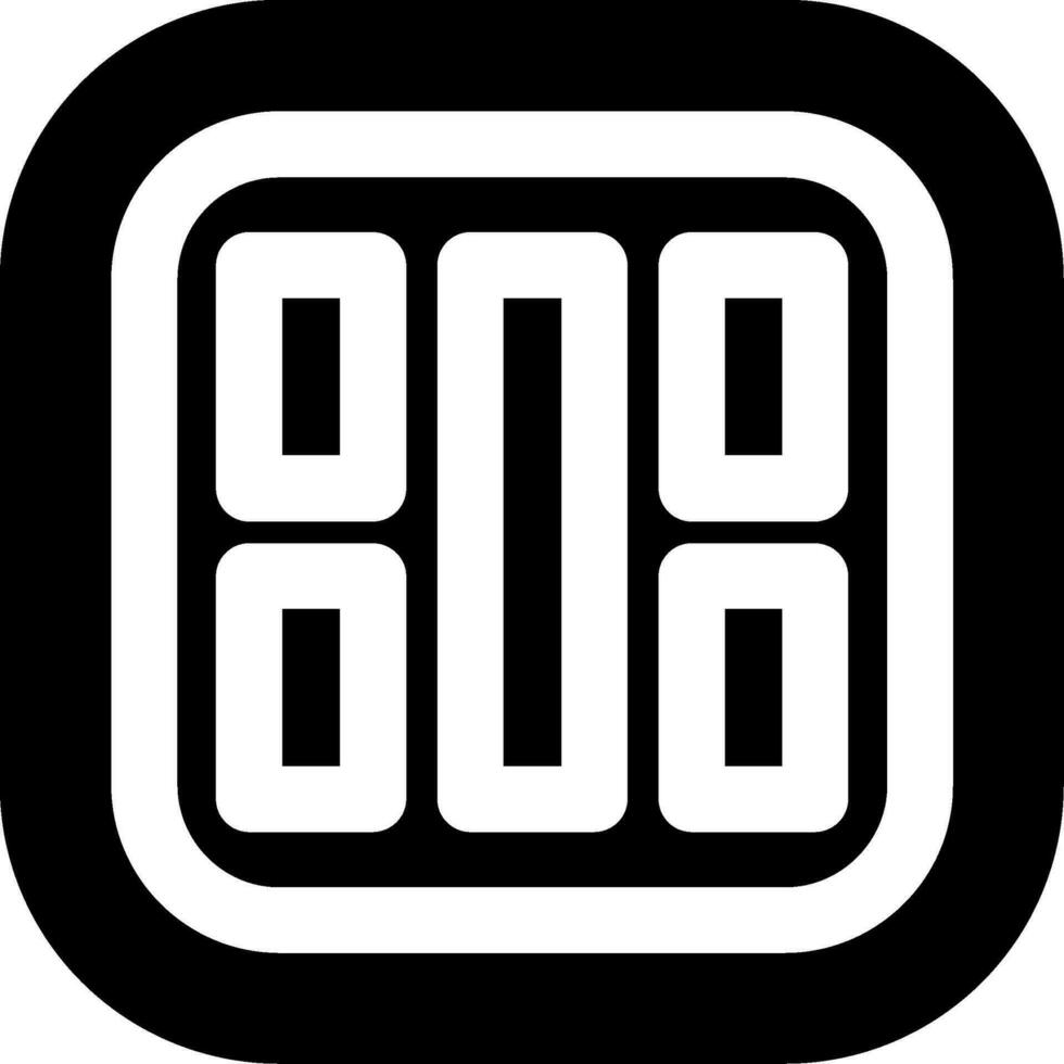 Layout Glyph Icon vector