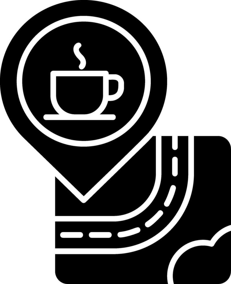 Cafe Glyph Icon vector
