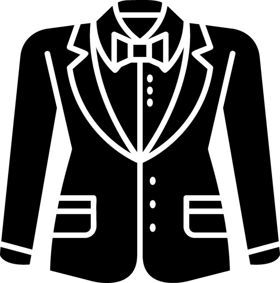 Blazer Glyph Icon vector