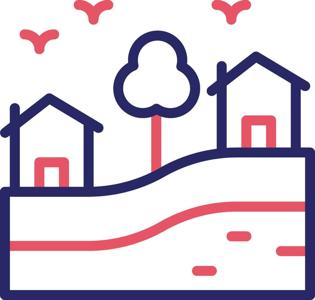 Village Vector Icon