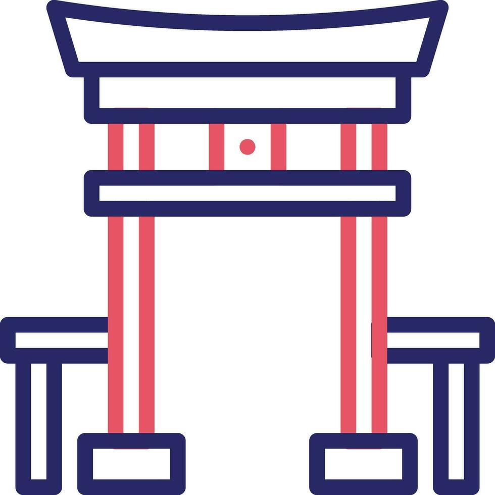 Torii Gate Vector Icon