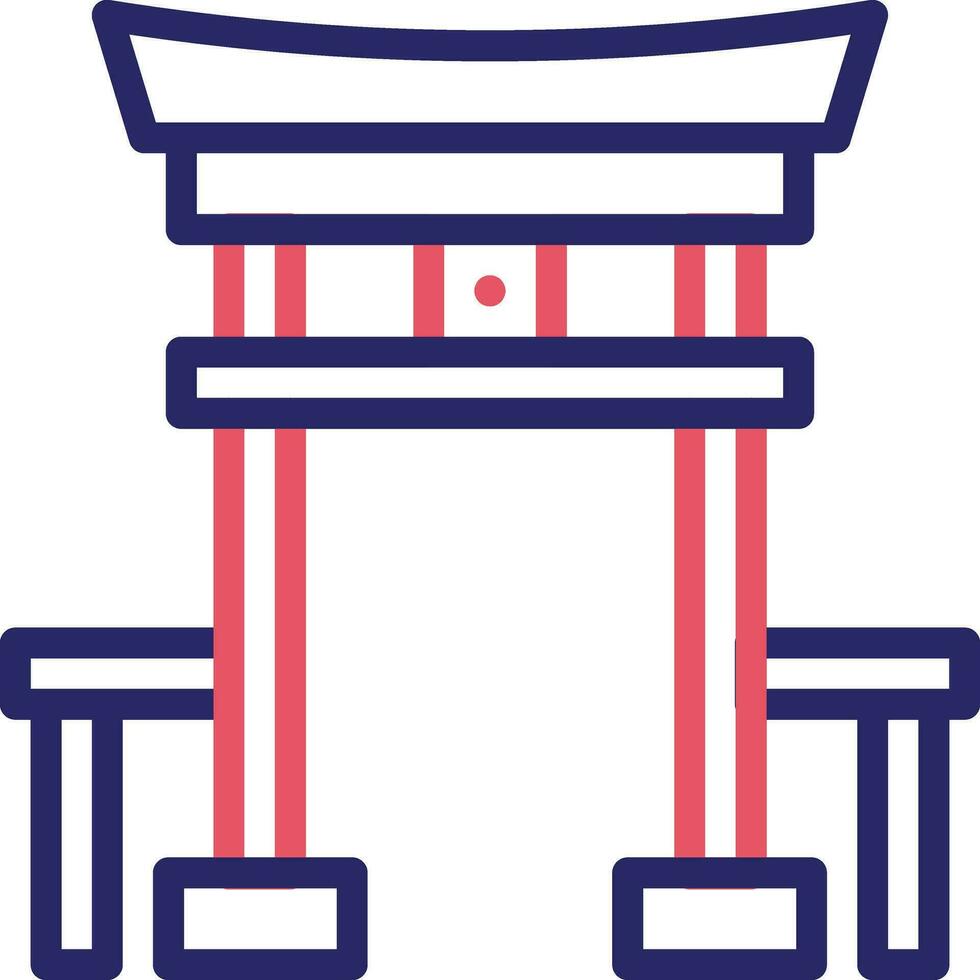 Torii Gate Vector Icon