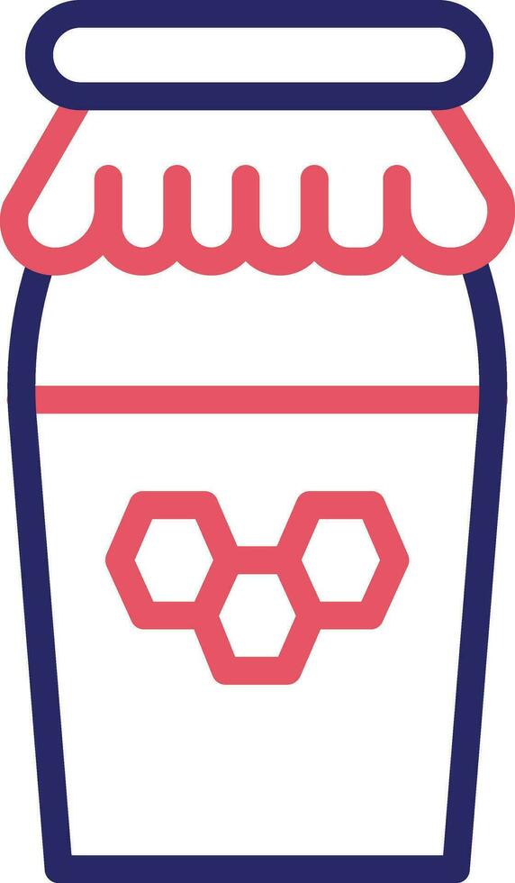 Honey Jar Vector Icon