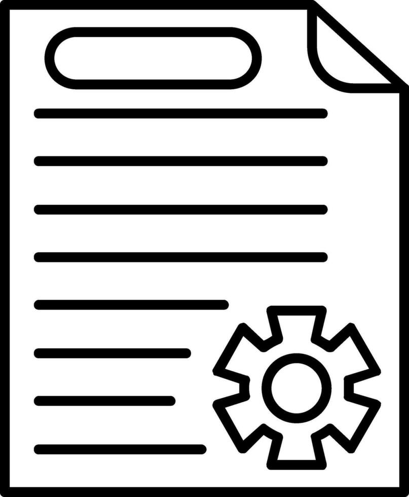 List Line Icon vector