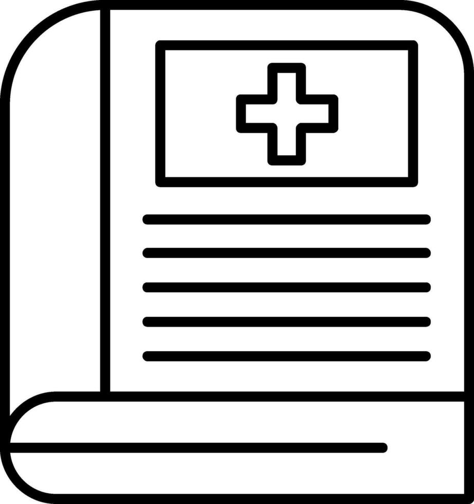Book Line Icon vector