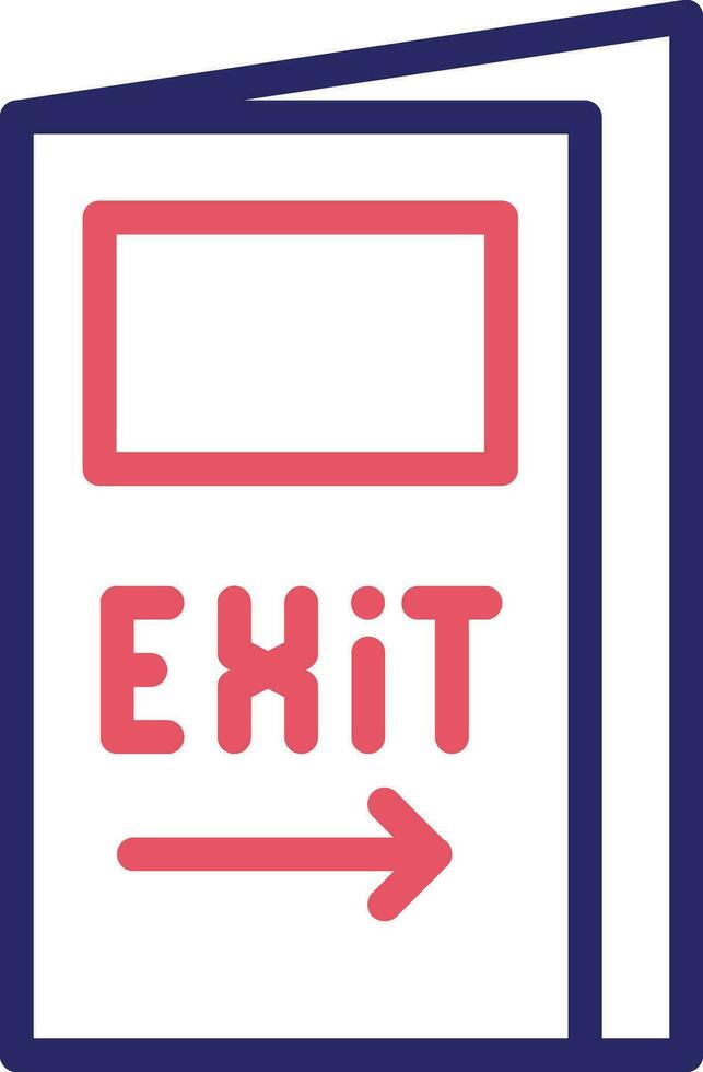 Emergency Exit Vector Icon