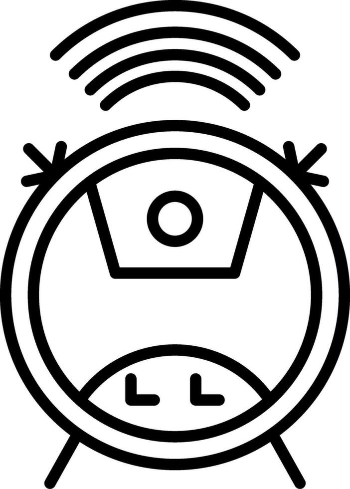 icono de línea wifi vector