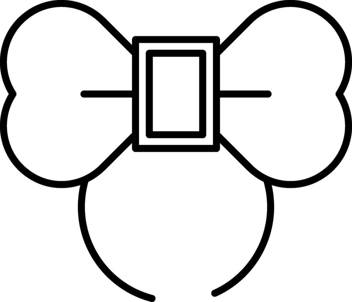 Diadem Line Icon vector