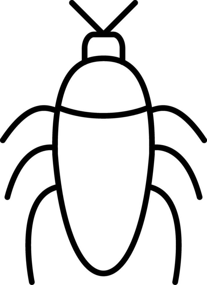 Insect Line Icon vector