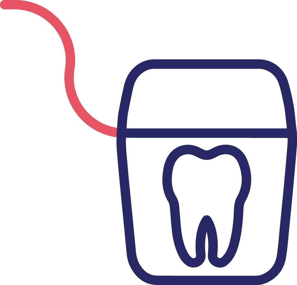 Dental Floss Vector Icon