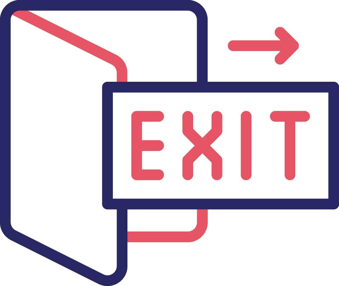 Fire Exit Vector Icon