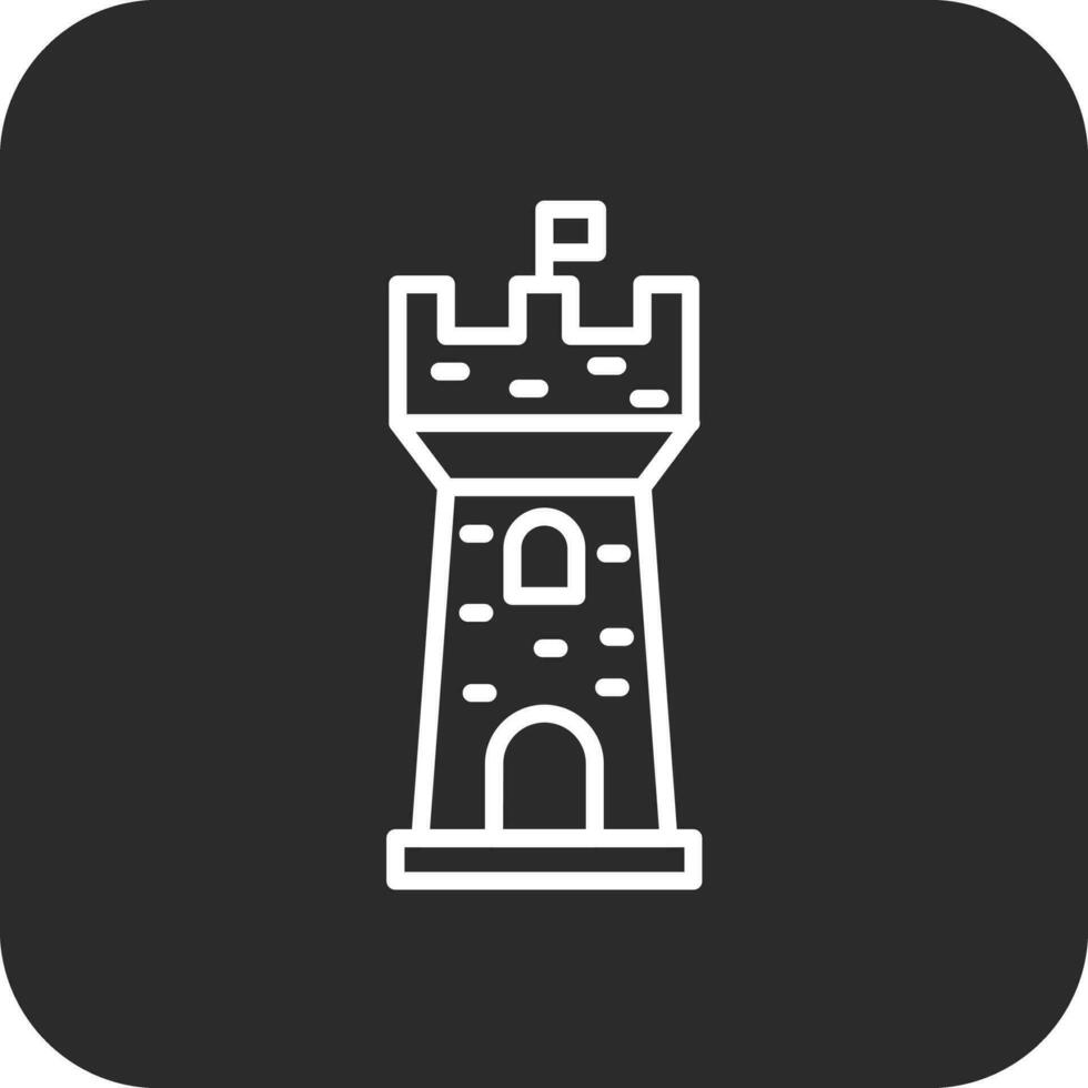 Castle Tower Vector Icon