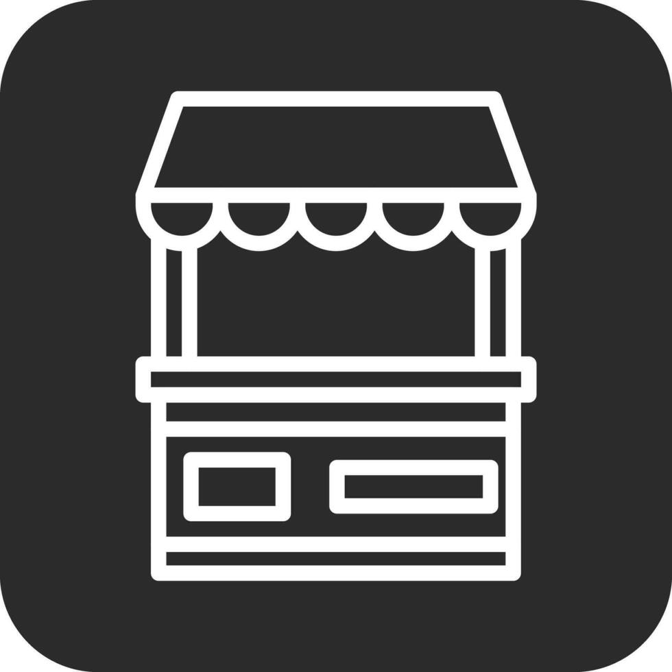 Food Stand Vector Icon