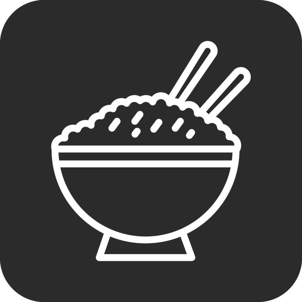 arroz vector icono