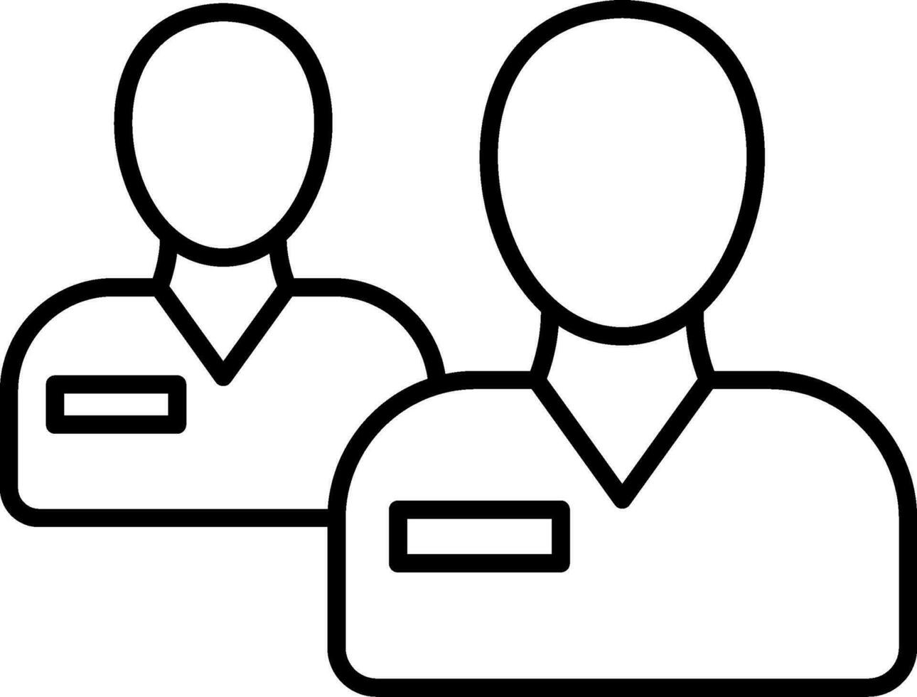 Friends Line Icon vector