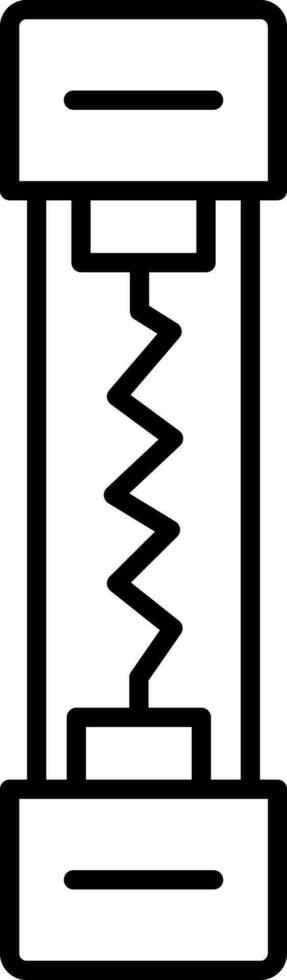 Fuse Line Icon vector