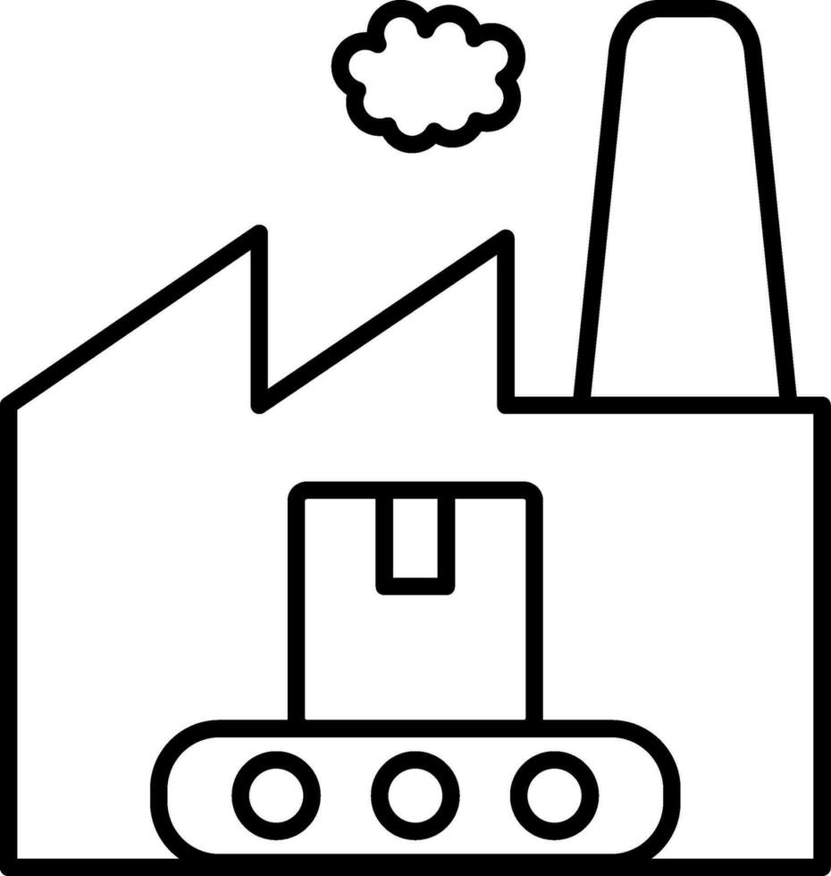 Manufacturing Line Icon vector