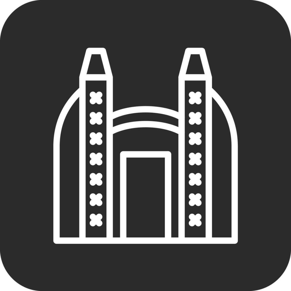 Ishtar Gate Vector Icon