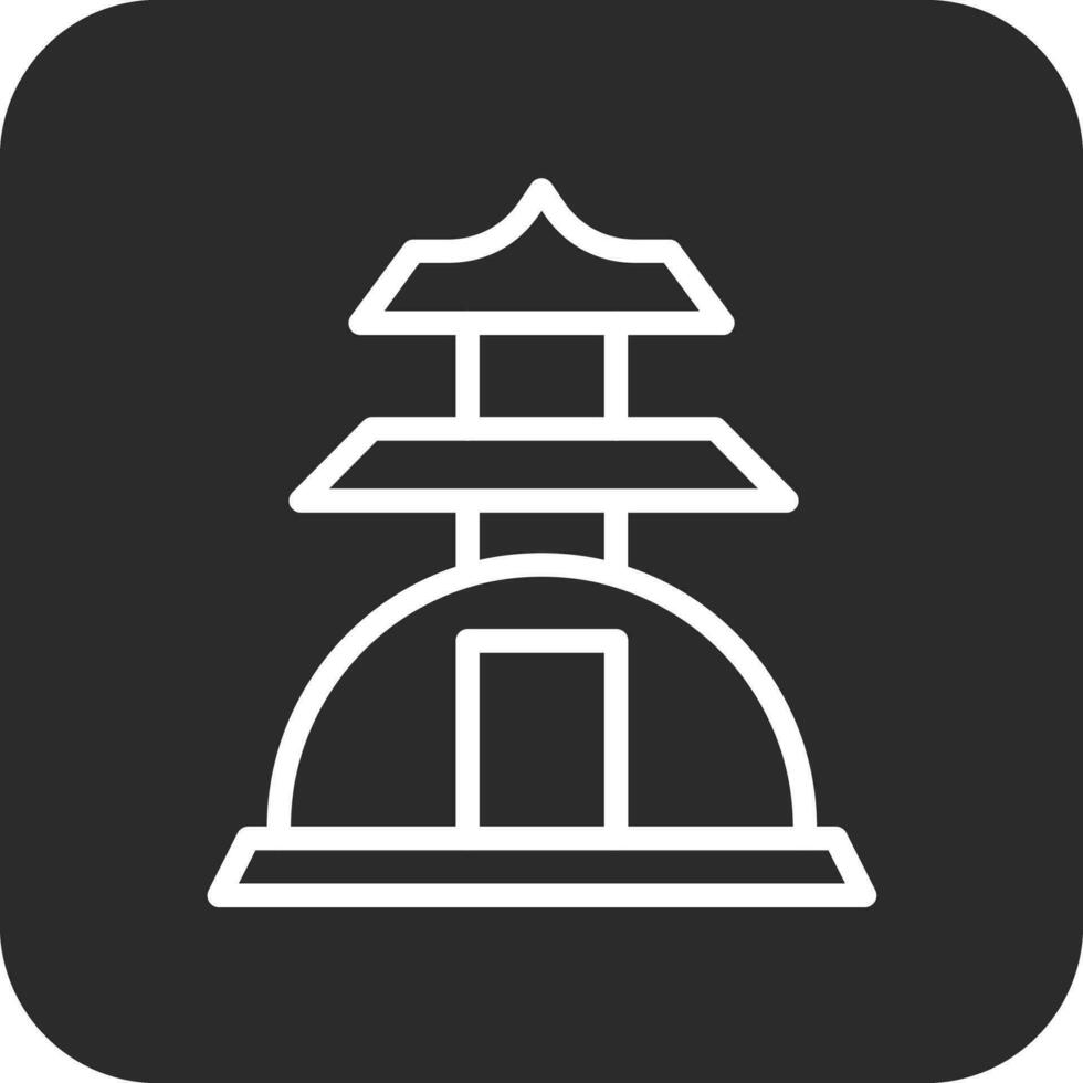 Stupa Vector Icon