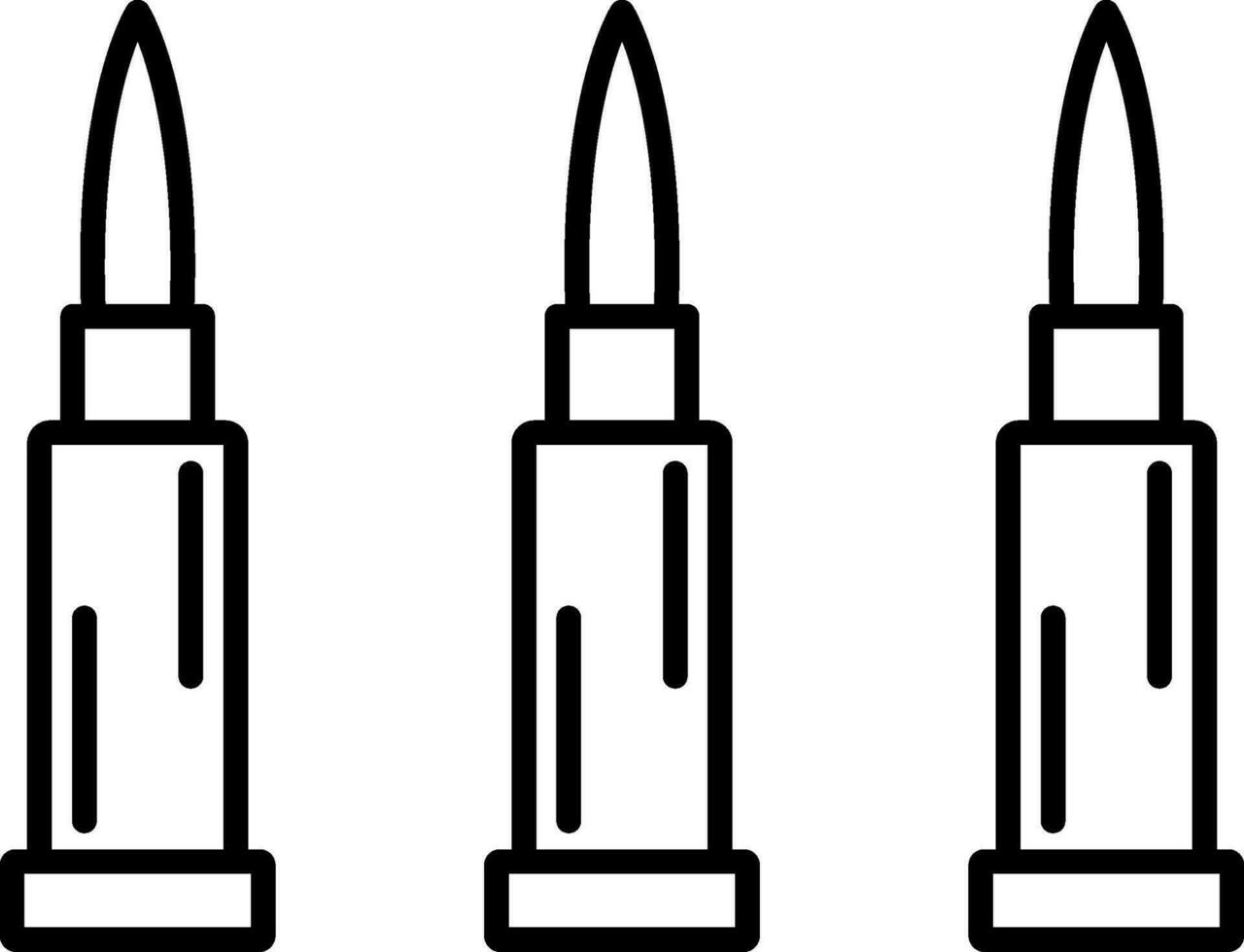 Bullets Line Icon vector