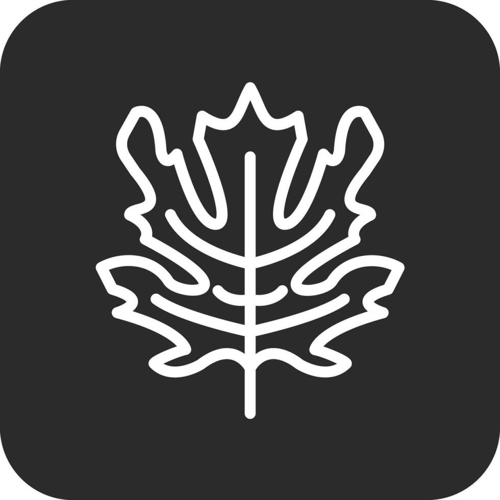 Oak Leaf Vector Icon