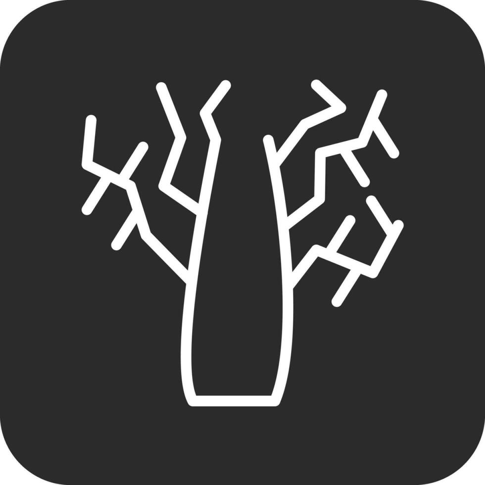 Dry Tree Vector Icon