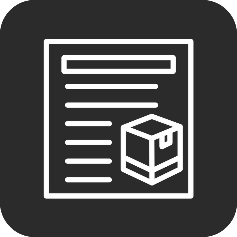 Delivery Note Vector Icon
