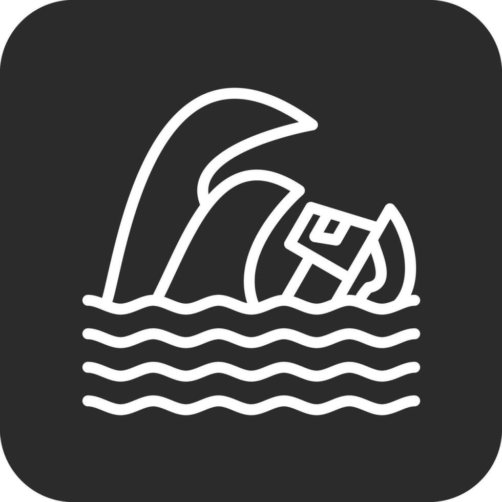 tsunami vector icono