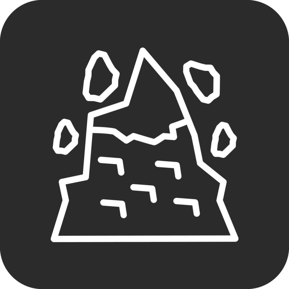 Landslide Vector Icon