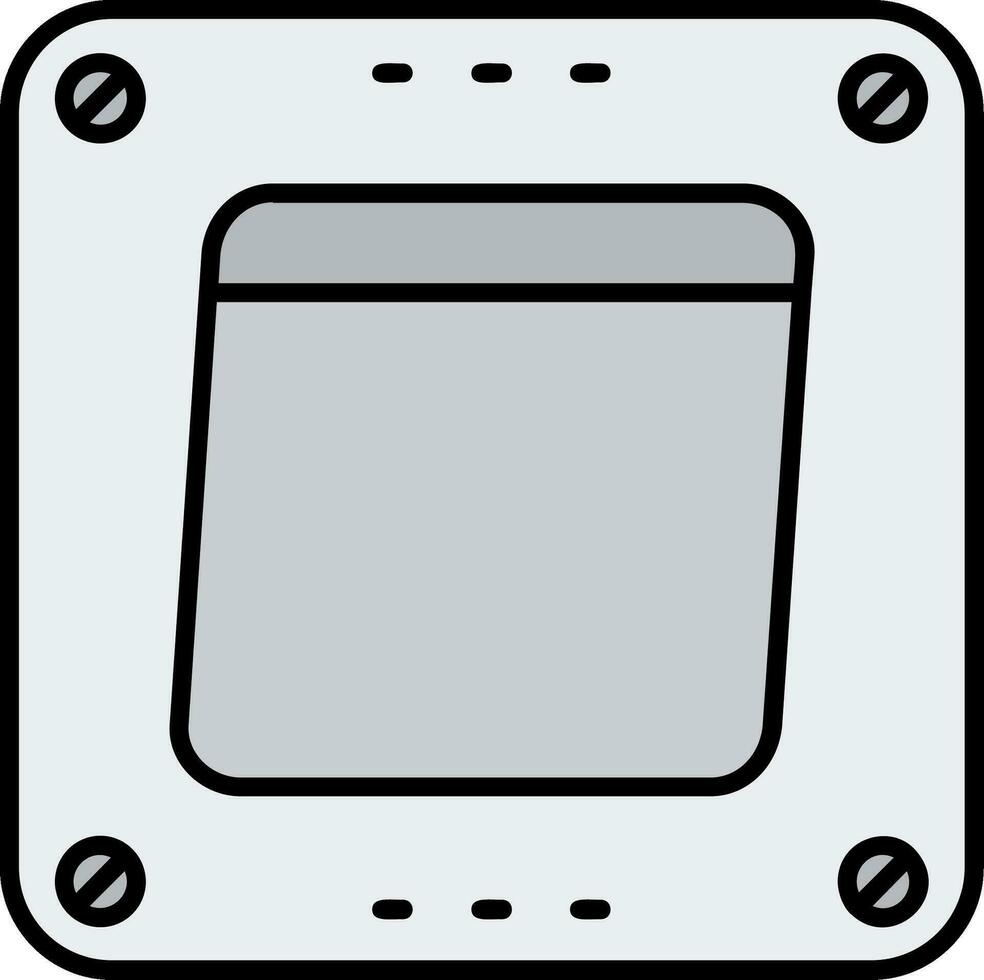Swtich Line Filled Icon vector