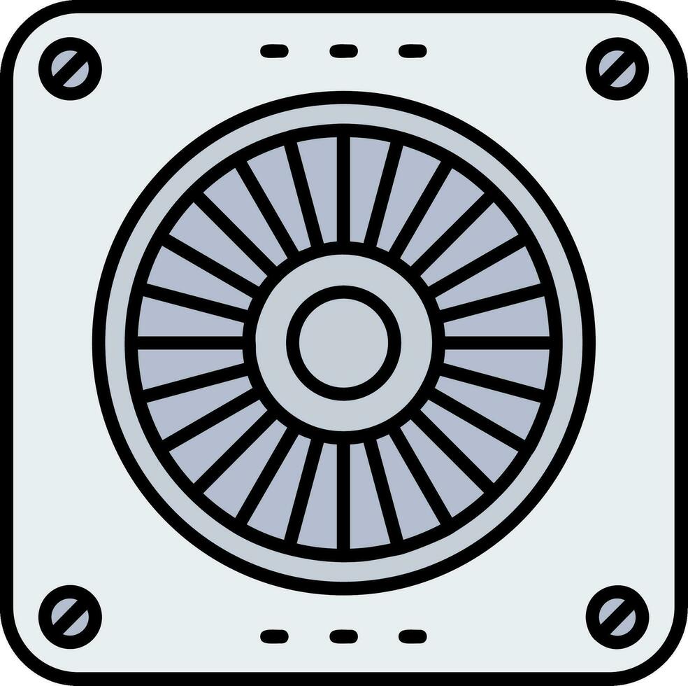 Extractor Line Filled Icon vector