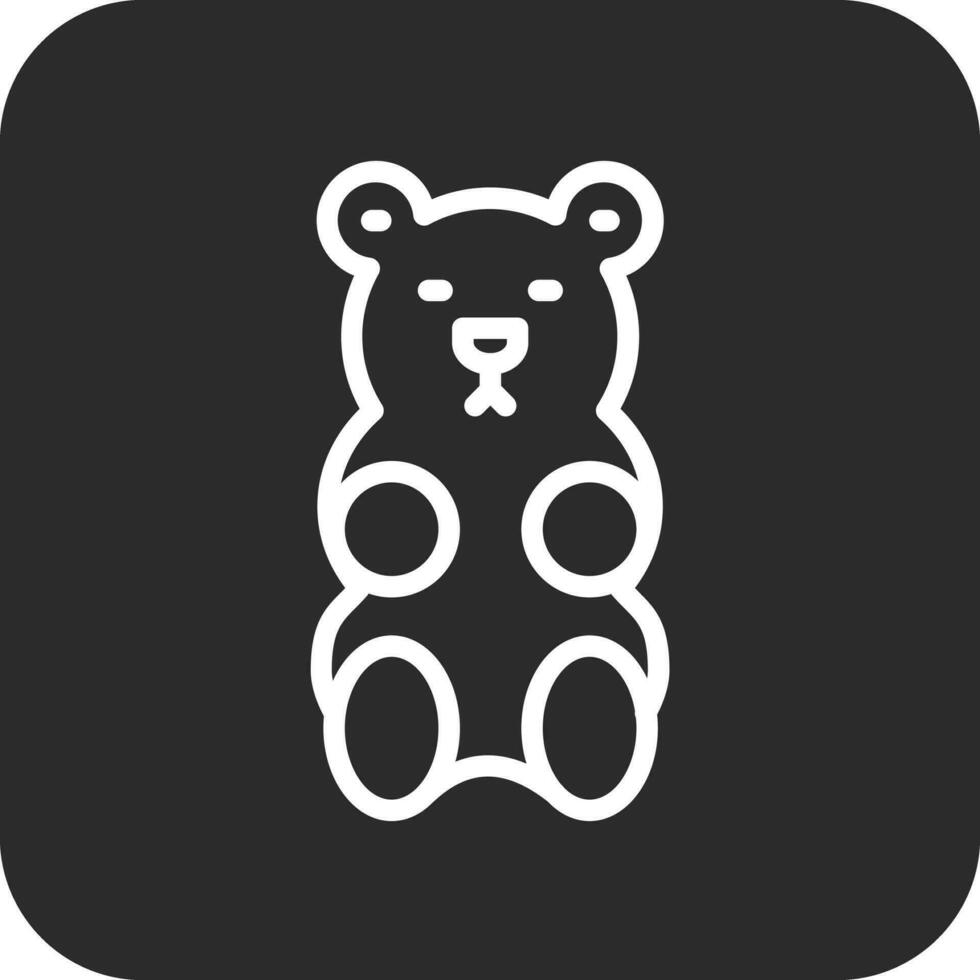 pegajoso oso vector icono