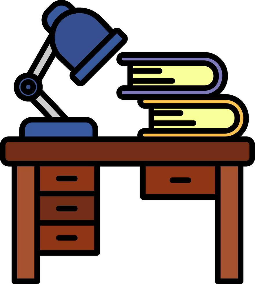 Workspace Line Filled Icon vector