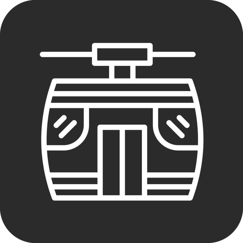 Cable Car Vector Icon