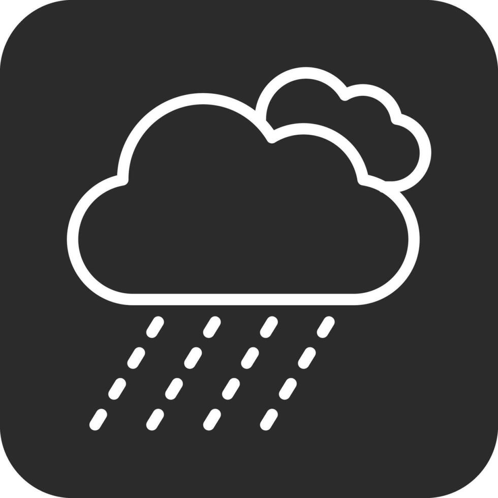 Rainy Clouds Vector Icon