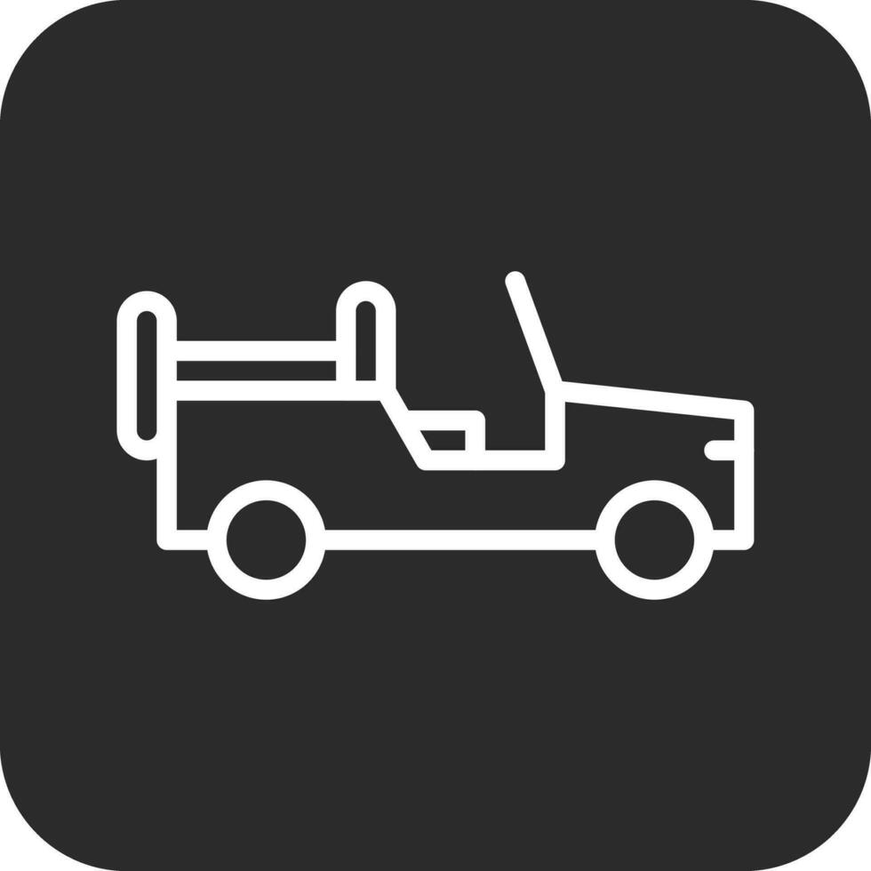 Army Car Vector Icon