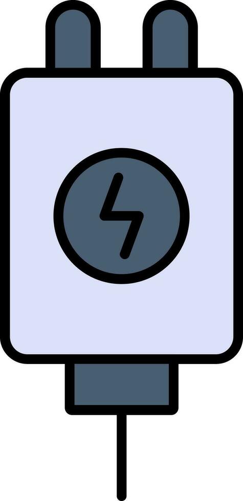 Adapter Line Filled Icon vector