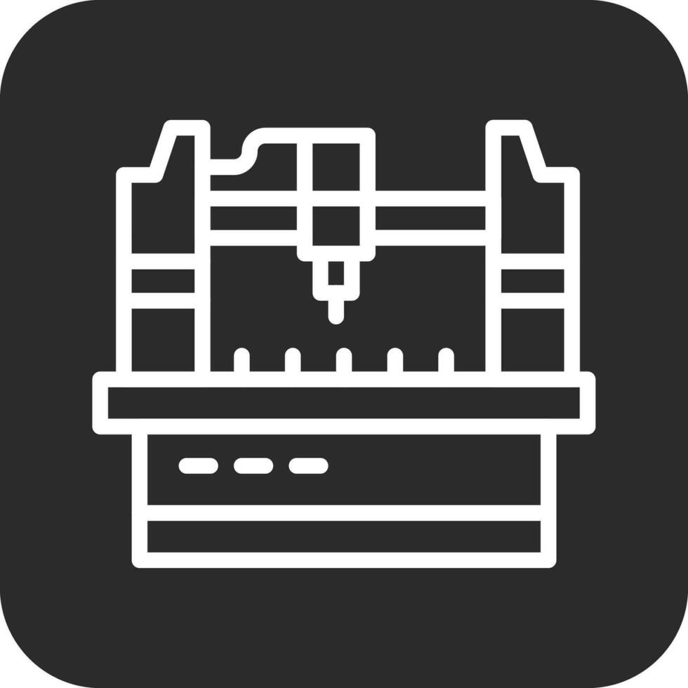 Cnc Machine Vector Icon