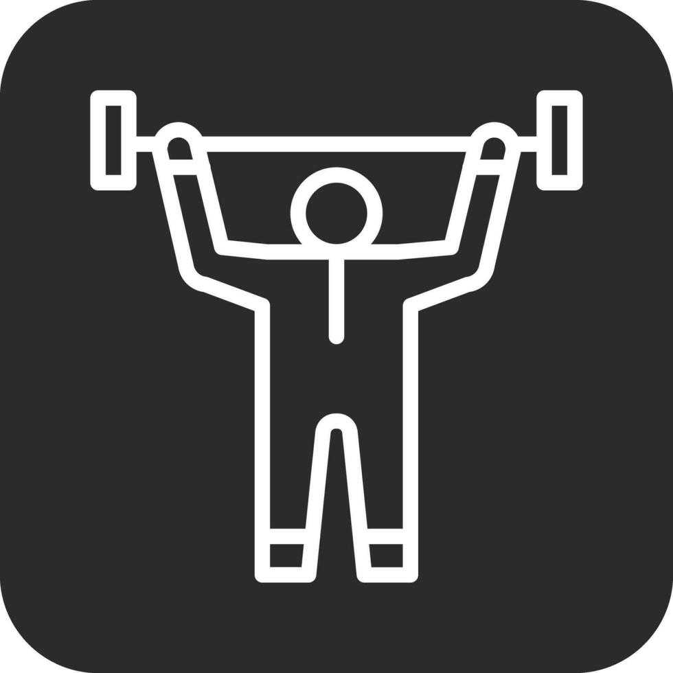 Weight Lifting Vector Icon