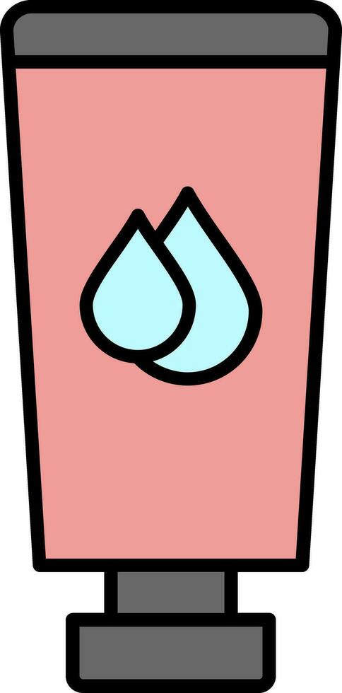 Body Lotion Line Filled Icon vector