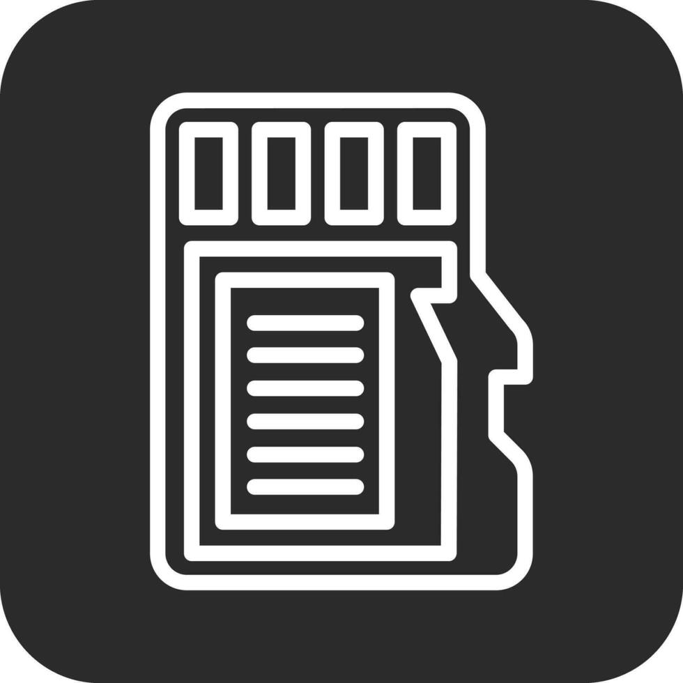 Memory Card Vector Icon