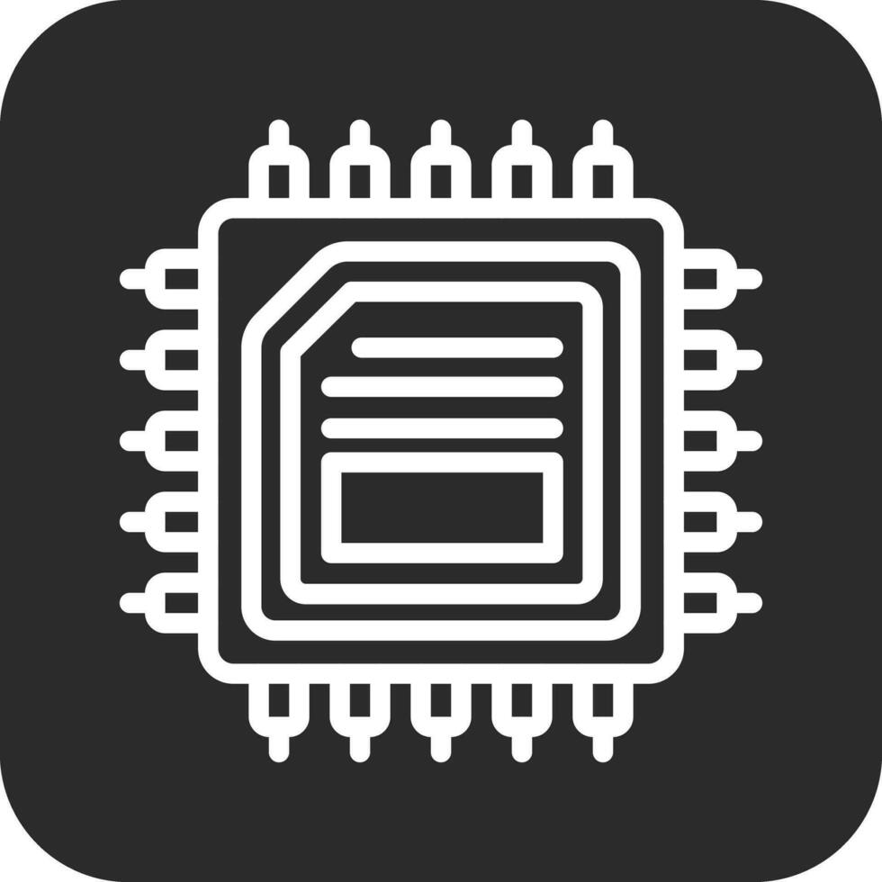 CPU Processor Vector Icon