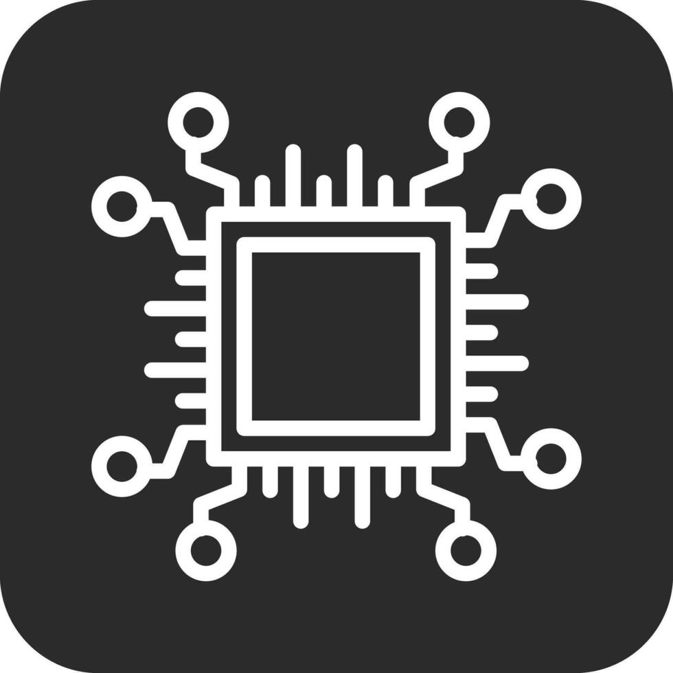 Brain Chip Vector Icon