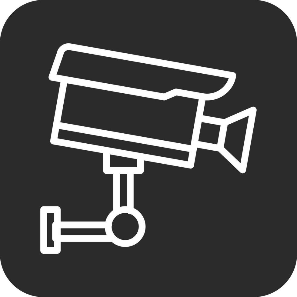 icono de vector de cámara de seguridad